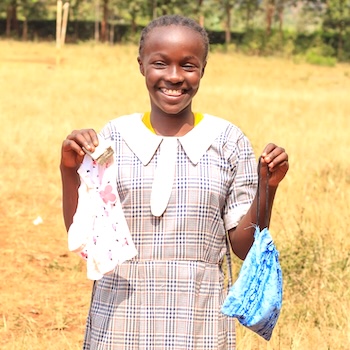 SAG Kit Distribution image showing Kianjiru Primary School girls receiving 142 kits in Kianjiru, Kenya on Sept 3, 2026